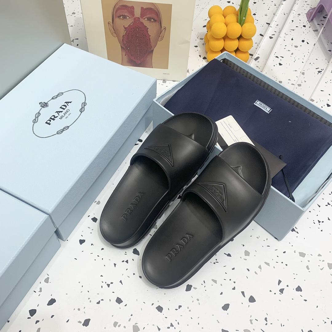 Prada Rubber Sandals  - DopestKickz