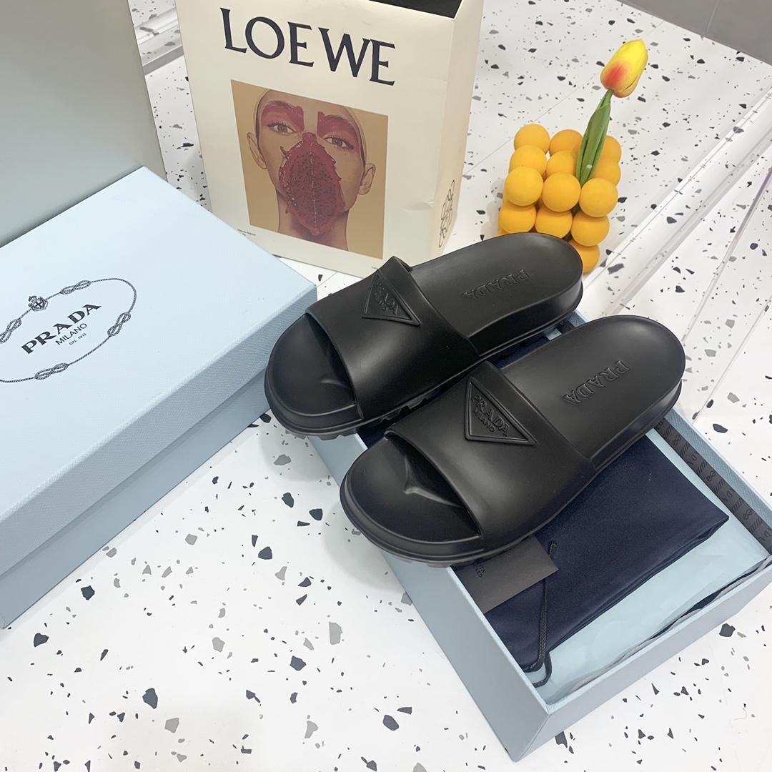 Prada Rubber Sandals  - DopestKickz