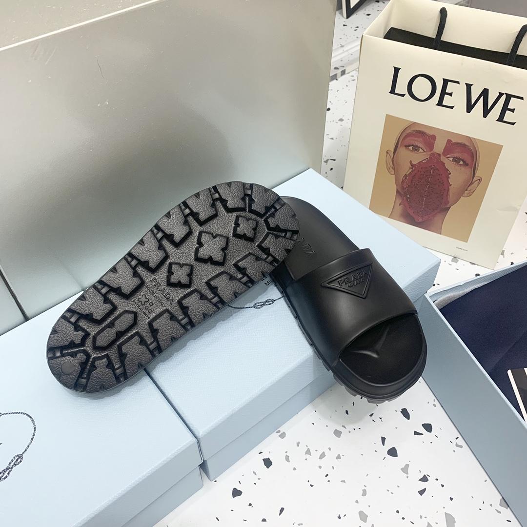 Prada Rubber Sandals  - DopestKickz