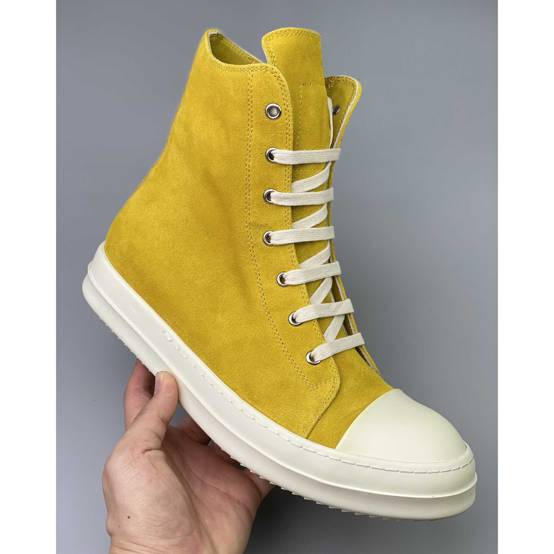 Rick Owens Strobe High-Top Sneakers - DopestKickz