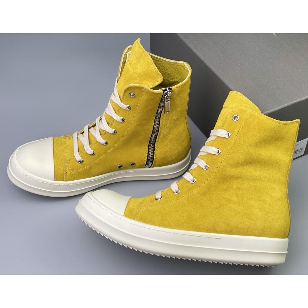 Rick Owens Strobe High-Top Sneakers - DopestKickz