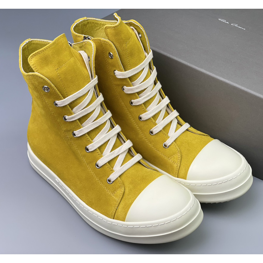 Rick Owens Strobe High-Top Sneakers - DopestKickz