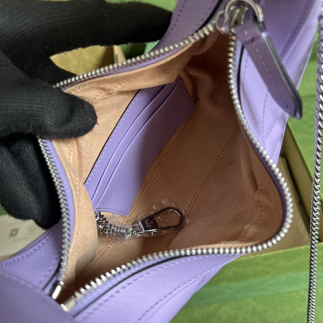 Gucci GG Marmont Half-Moon-Shaped Mini Bag(21.5-11-5cm) - DopestKickz