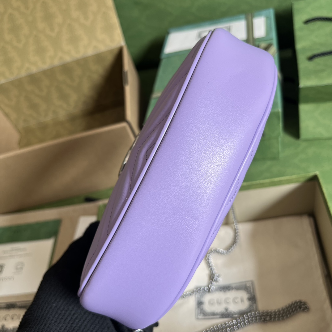 Gucci GG Marmont Half-Moon-Shaped Mini Bag(21.5-11-5cm) - DopestKickz