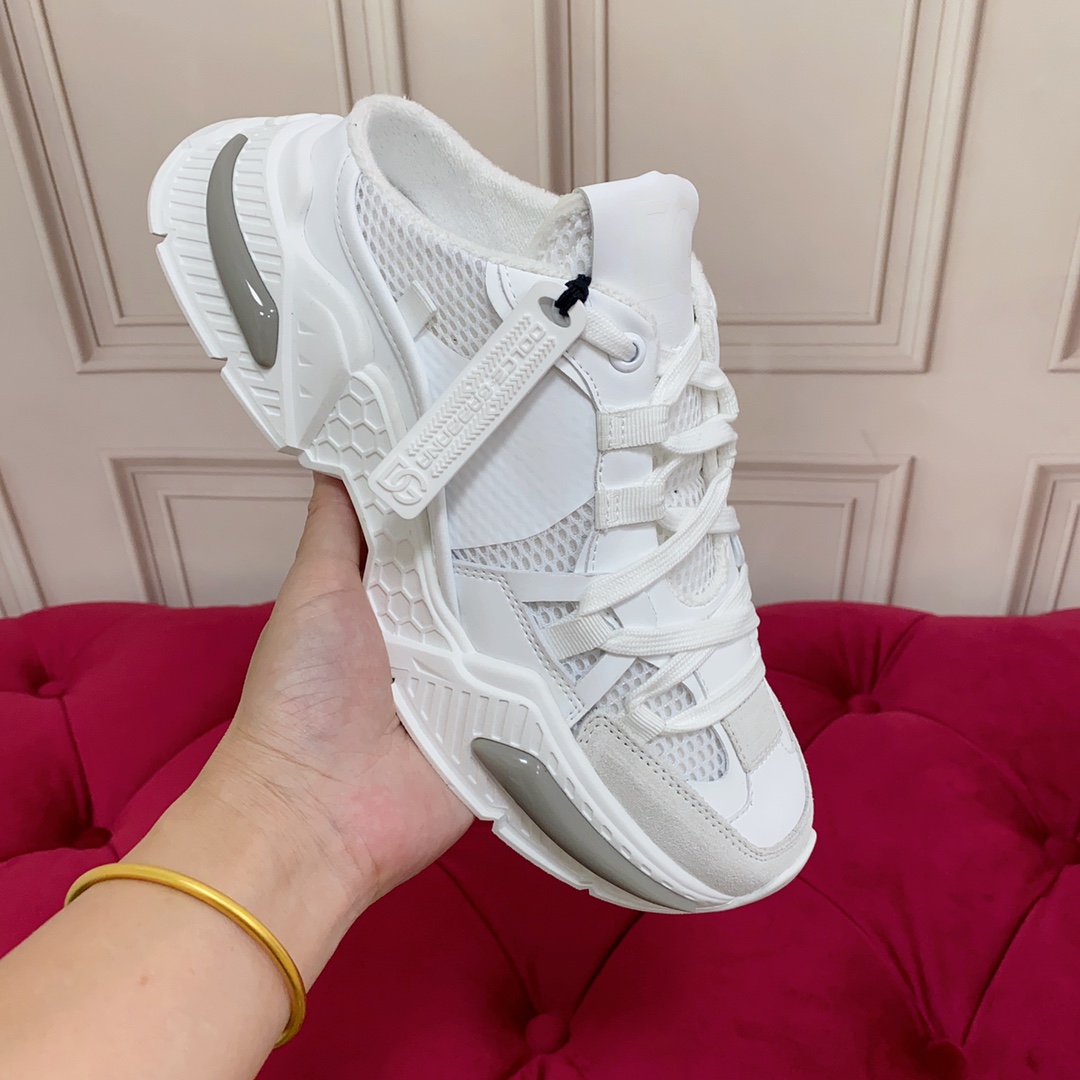 Dolce & Gabbana Mixed-material Airmaster Mule Sneakers - DopestKickz