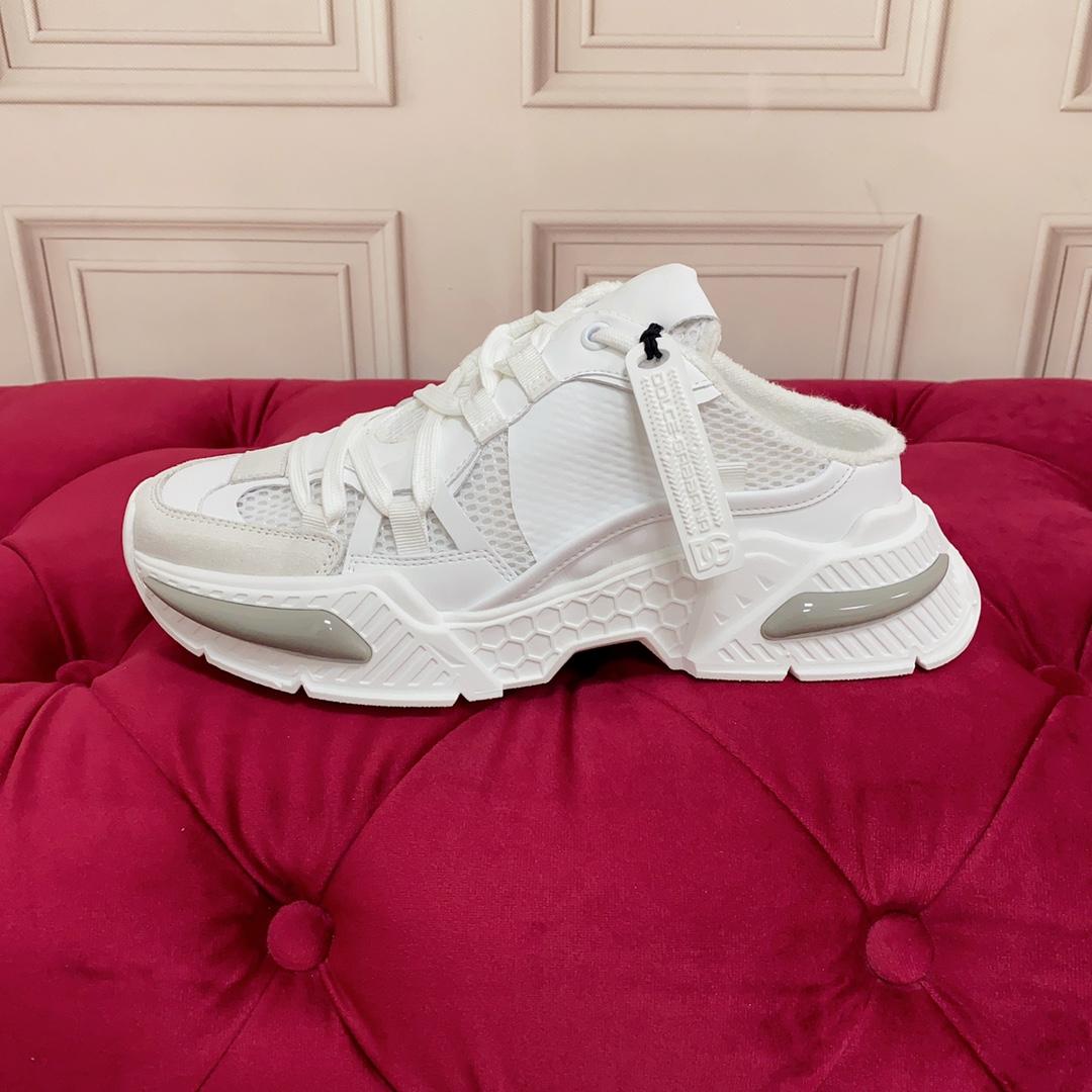 Dolce & Gabbana Mixed-material Airmaster Mule Sneakers - DopestKickz