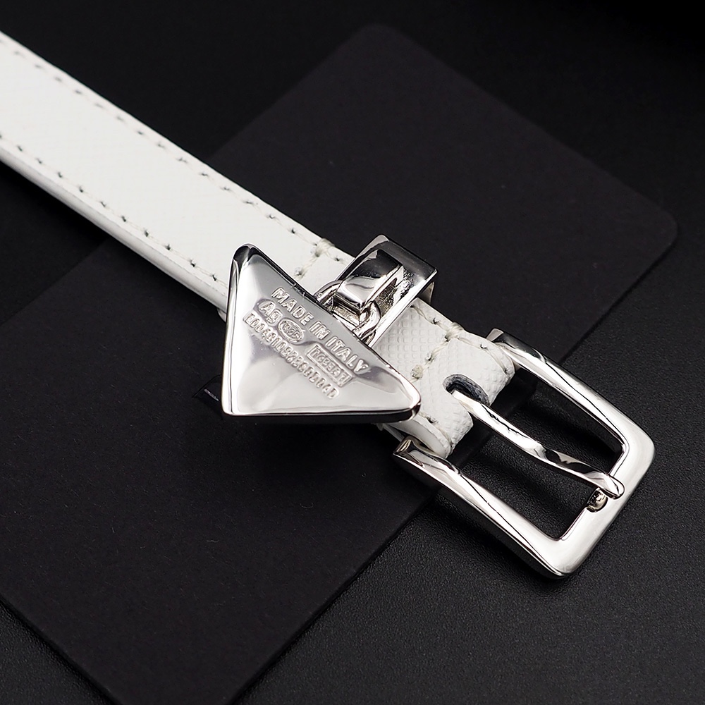 Prada Saffiano Leather Bracelet - DopestKickz