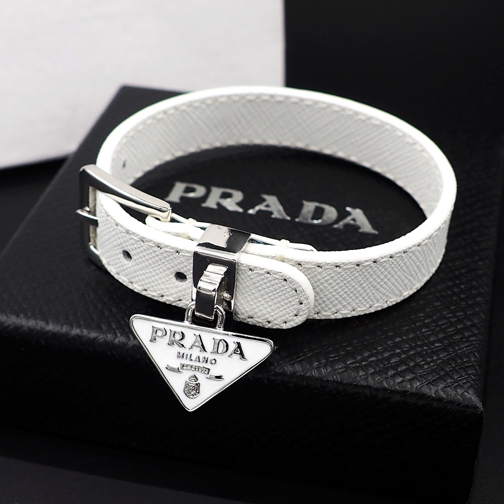 Prada Saffiano Leather Bracelet - DopestKickz