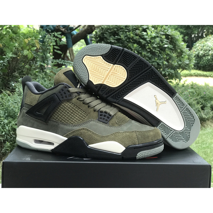 Air Jordan 4 Craft “Olive” Sneaker         FB9927-200  - DopestKickz