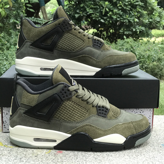 Air Jordan 4 Craft “Olive” Sneaker         FB9927-200  - DopestKickz
