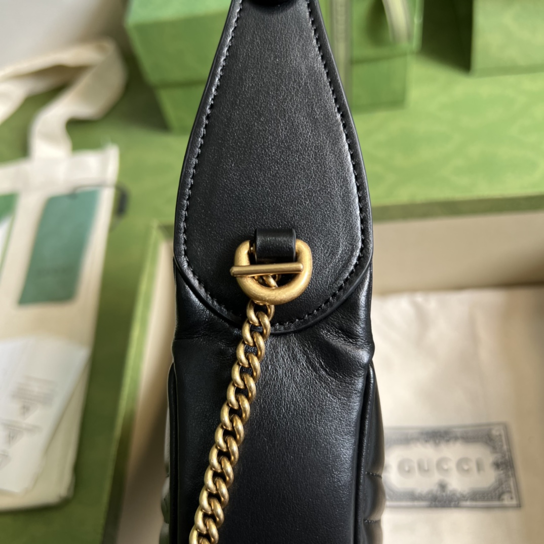 Gucci GG Marmont Half-Moon-Shaped Mini Bag(21.5-11-5cm) - DopestKickz