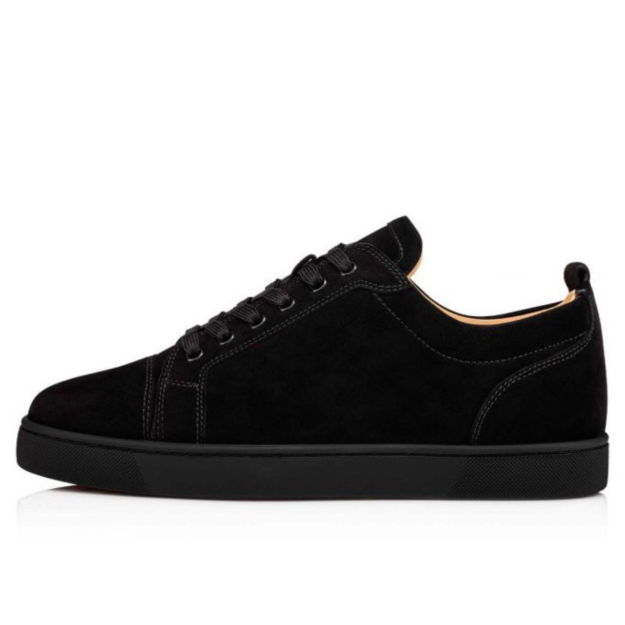 Christian Louboutin Louis Junior Sneakers - Veau velours - Black - DopestKickz
