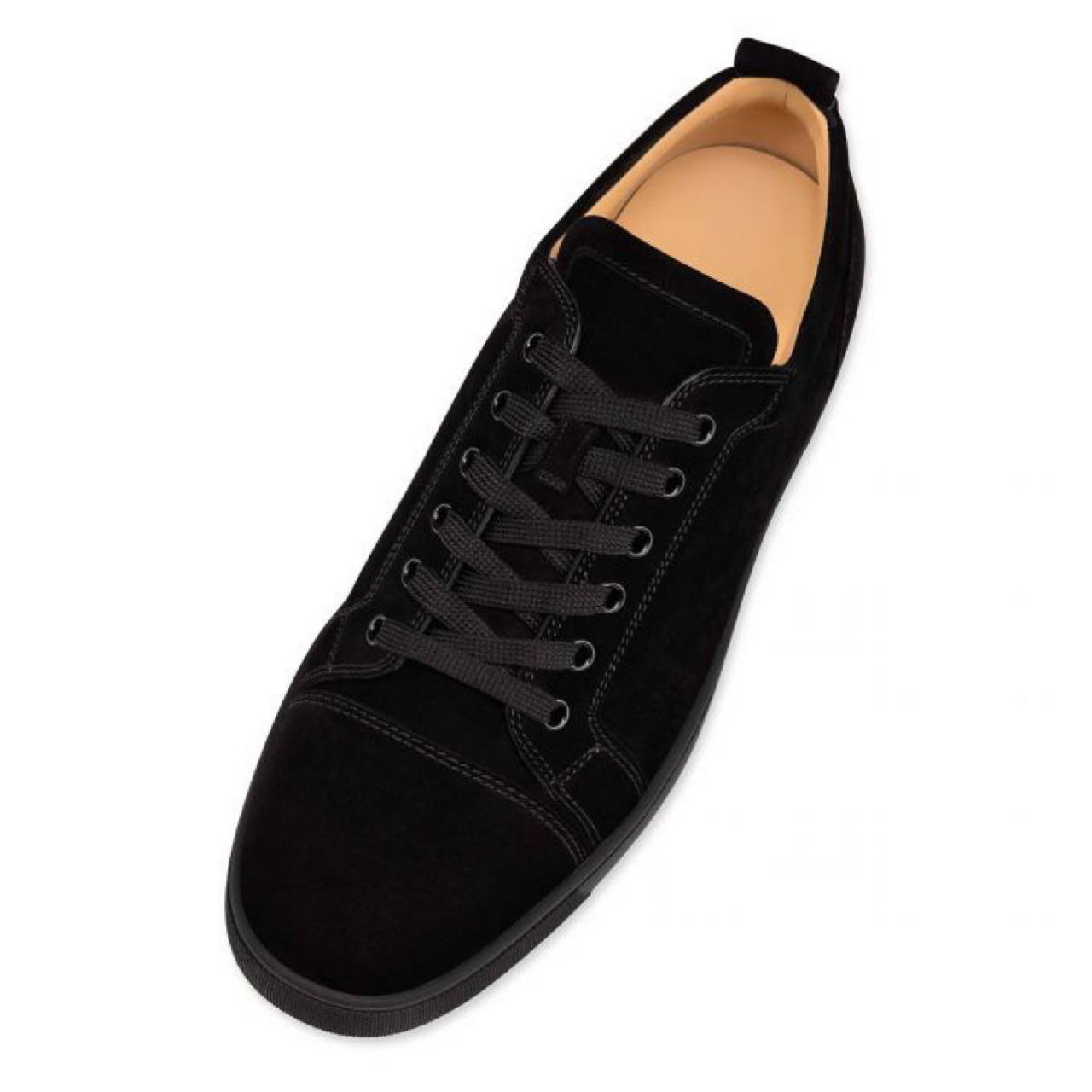 Christian Louboutin Louis Junior Sneakers - Veau velours - Black - DopestKickz