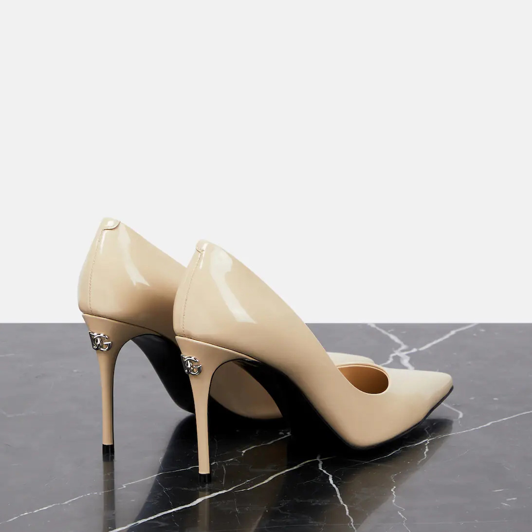 Dolce & Gabbana Cardinale Patent Leather Pumps - DopestKickz