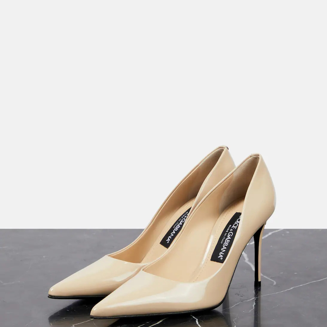 Dolce & Gabbana Cardinale Patent Leather Pumps - DopestKickz