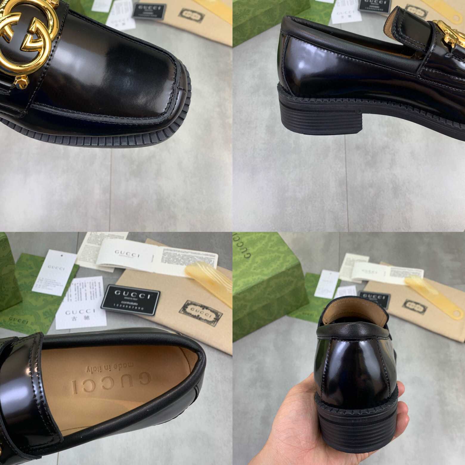 Gucci GG Leather Loafers(Upon Uk Size) - DopestKickz