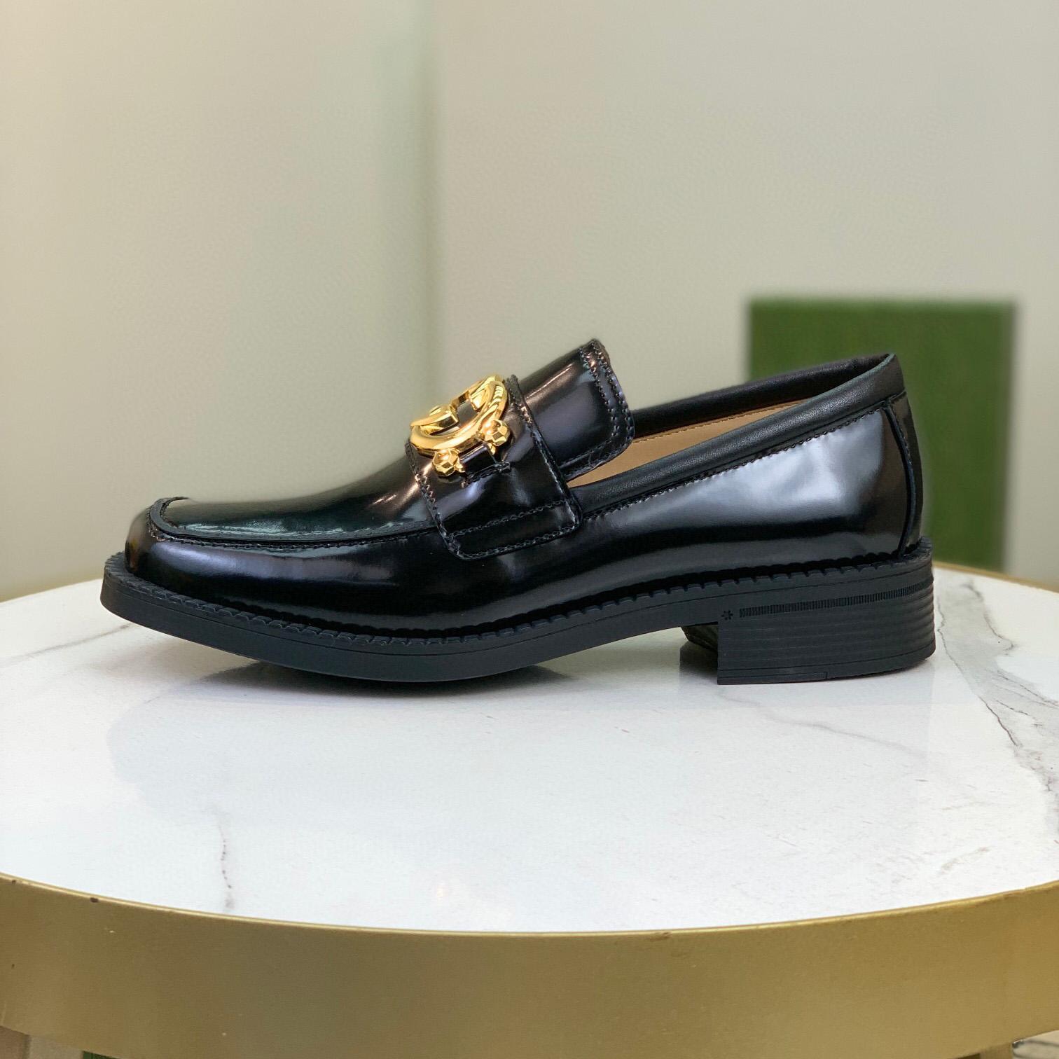 Gucci GG Leather Loafers(Upon Uk Size) - DopestKickz