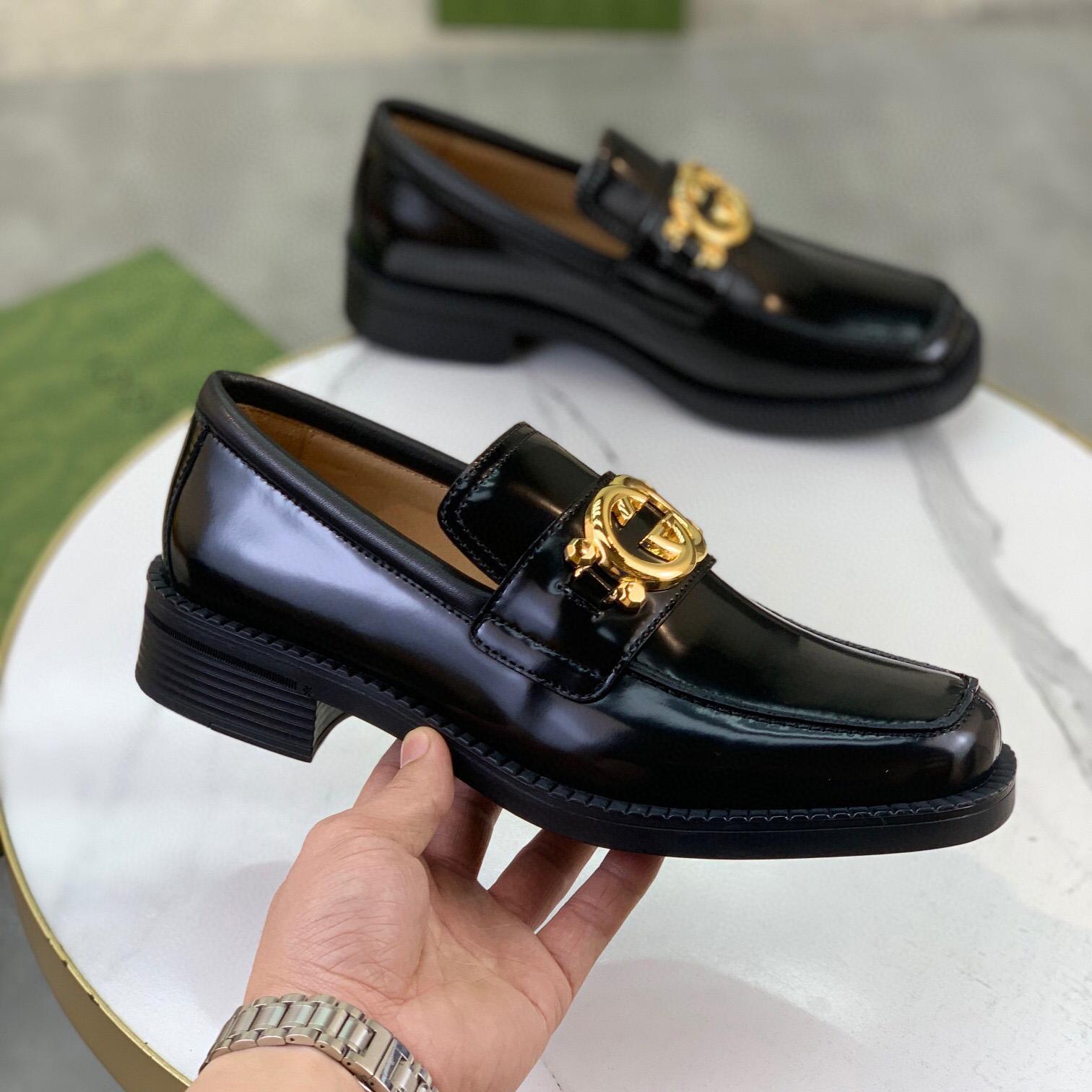 Gucci GG Leather Loafers(Upon Uk Size) - DopestKickz