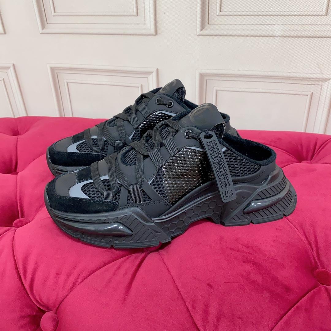 Dolce & Gabbana Mixed-material Airmaster Mule Sneakers - DopestKickz