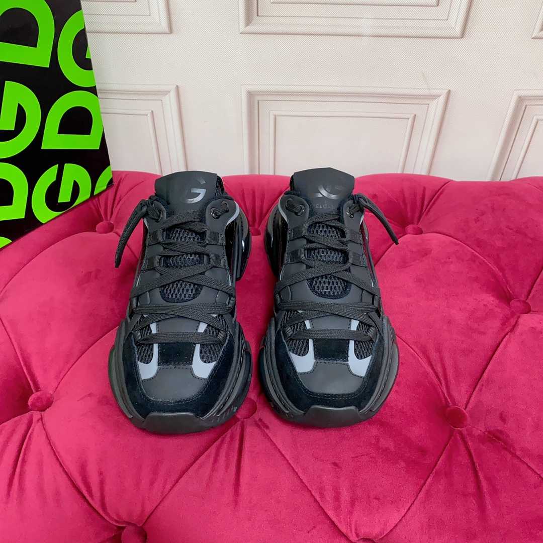 Dolce & Gabbana Mixed-material Airmaster Mule Sneakers - DopestKickz