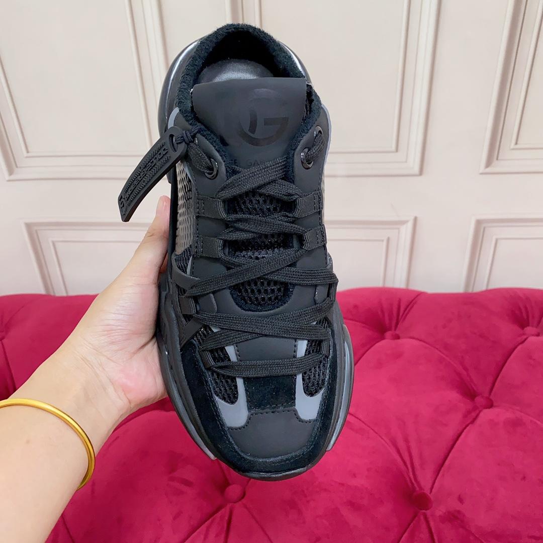 Dolce & Gabbana Mixed-material Airmaster Mule Sneakers - DopestKickz