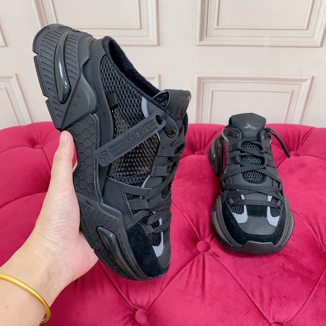 Dolce & Gabbana Mixed-material Airmaster Mule Sneakers - DopestKickz