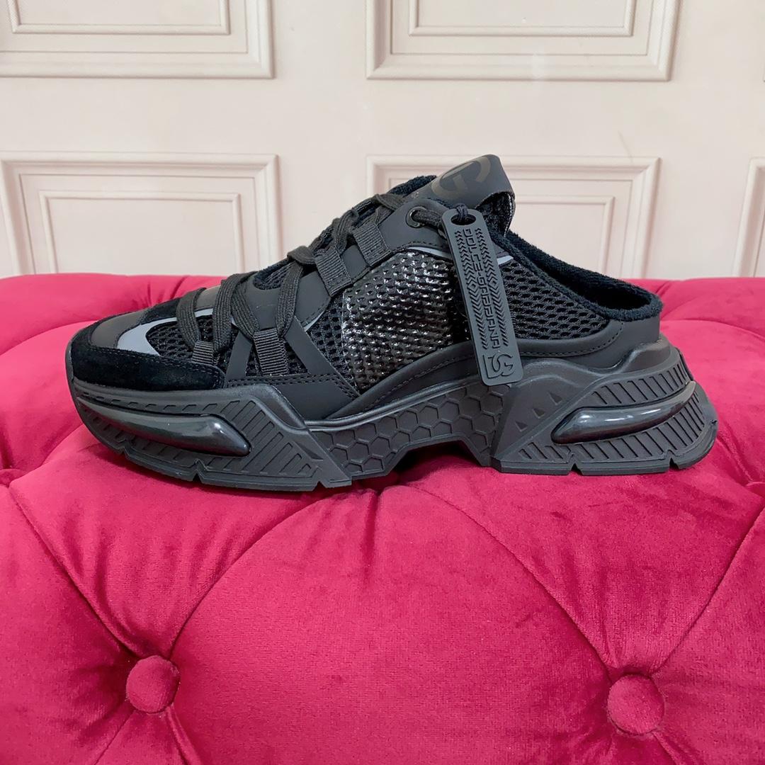 Dolce & Gabbana Mixed-material Airmaster Mule Sneakers - DopestKickz