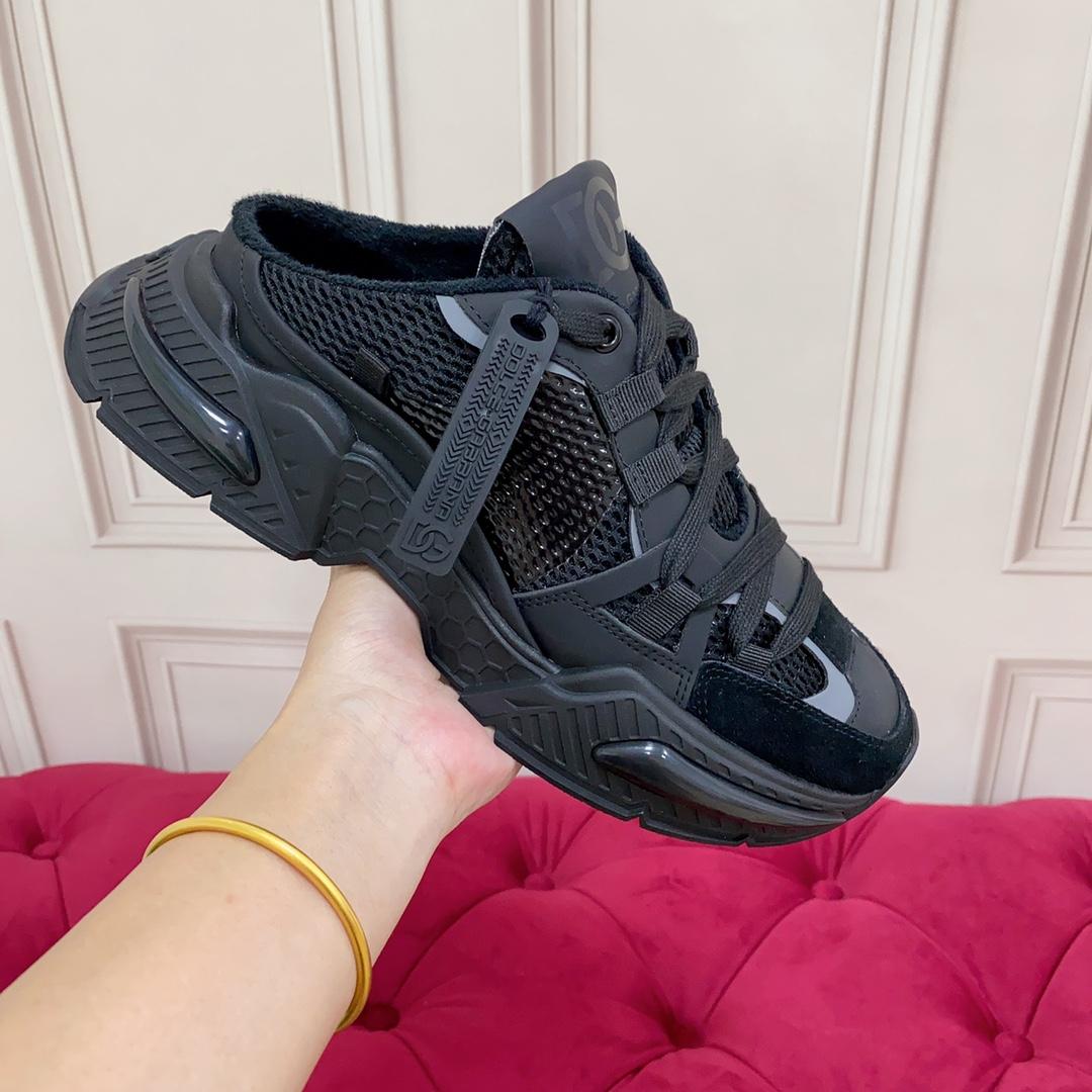 Dolce & Gabbana Mixed-material Airmaster Mule Sneakers - DopestKickz