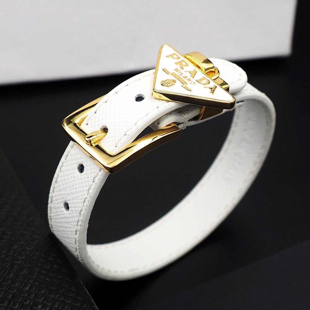 Prada Saffiano Leather Bracelet - DopestKickz