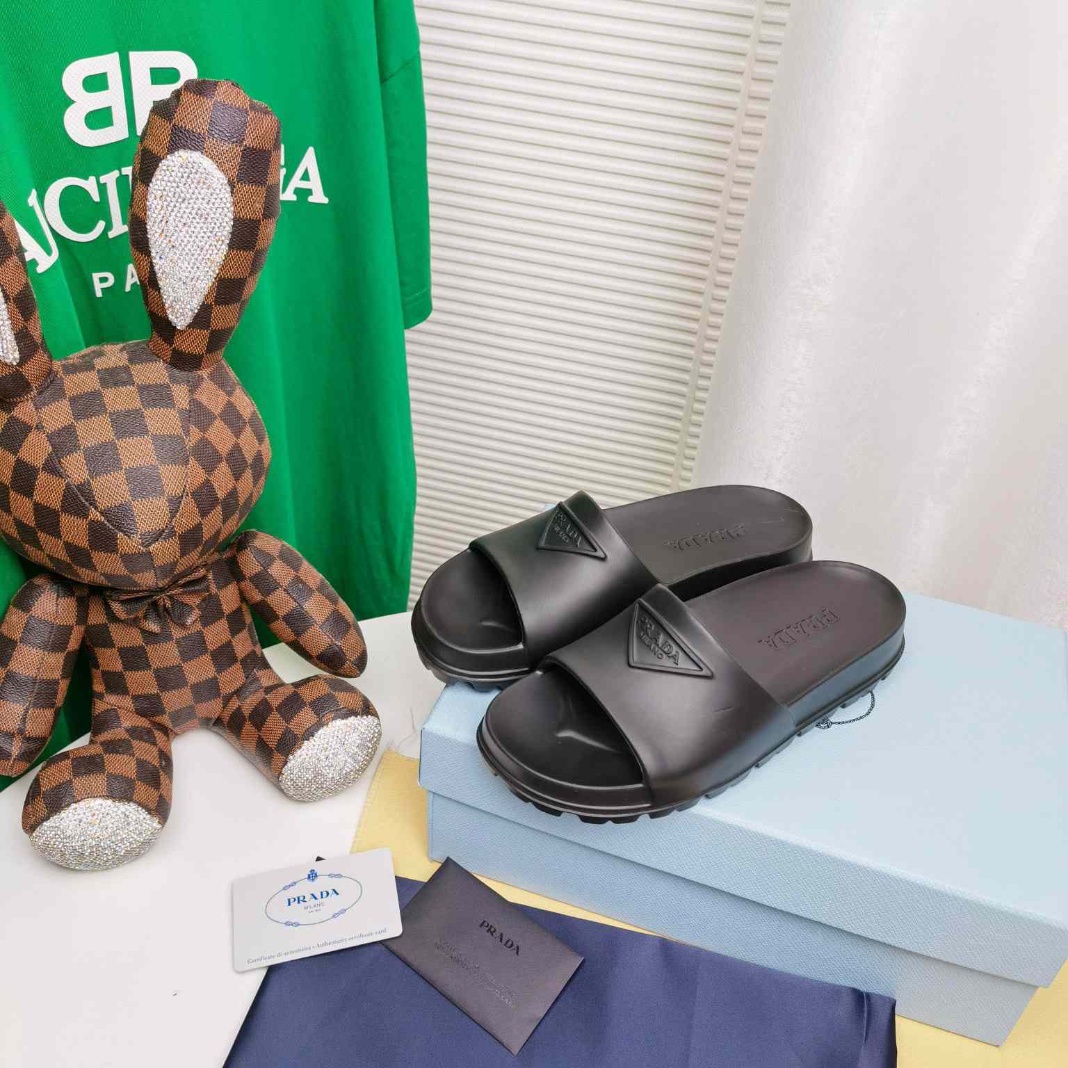 Prada Rubber Slides - DopestKickz