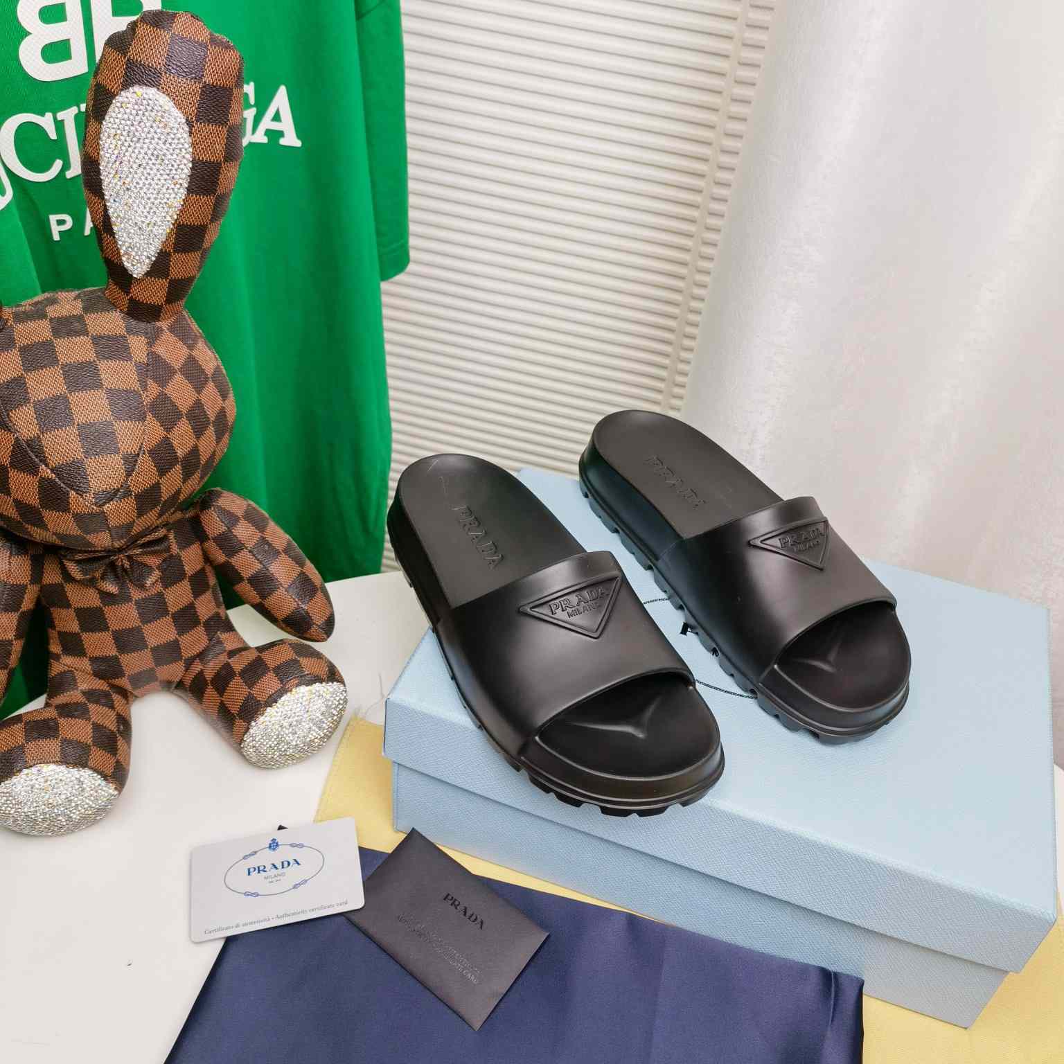 Prada Rubber Slides - DopestKickz