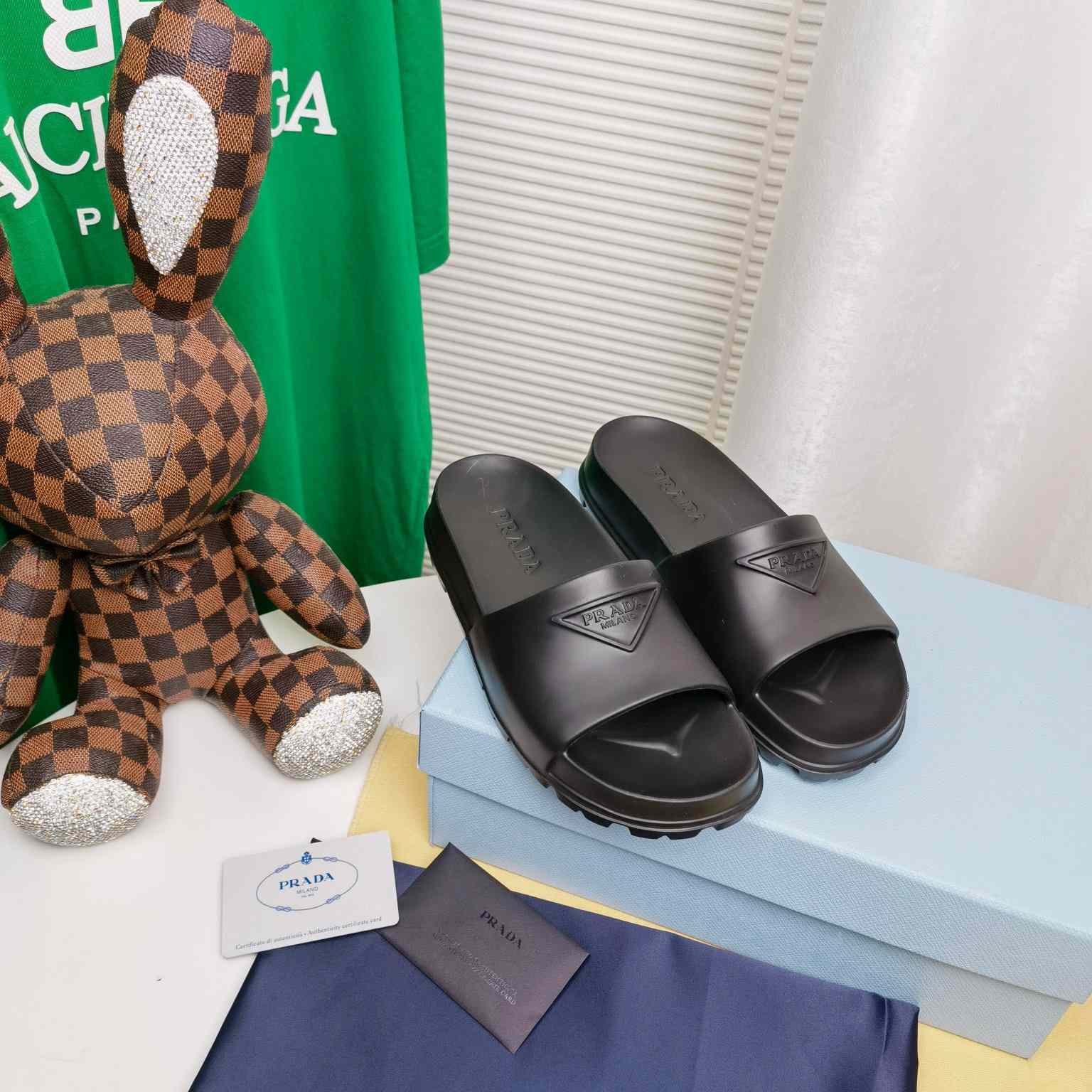 Prada Rubber Slides - DopestKickz