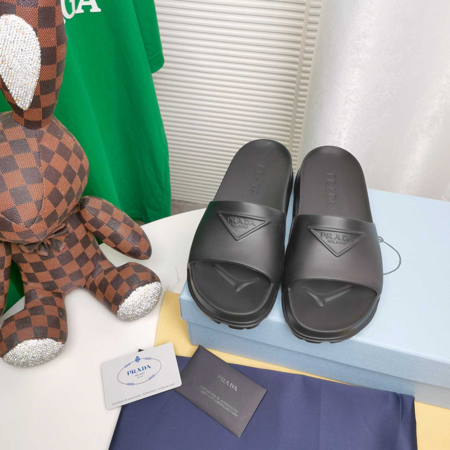 Prada Rubber Slides - DopestKickz