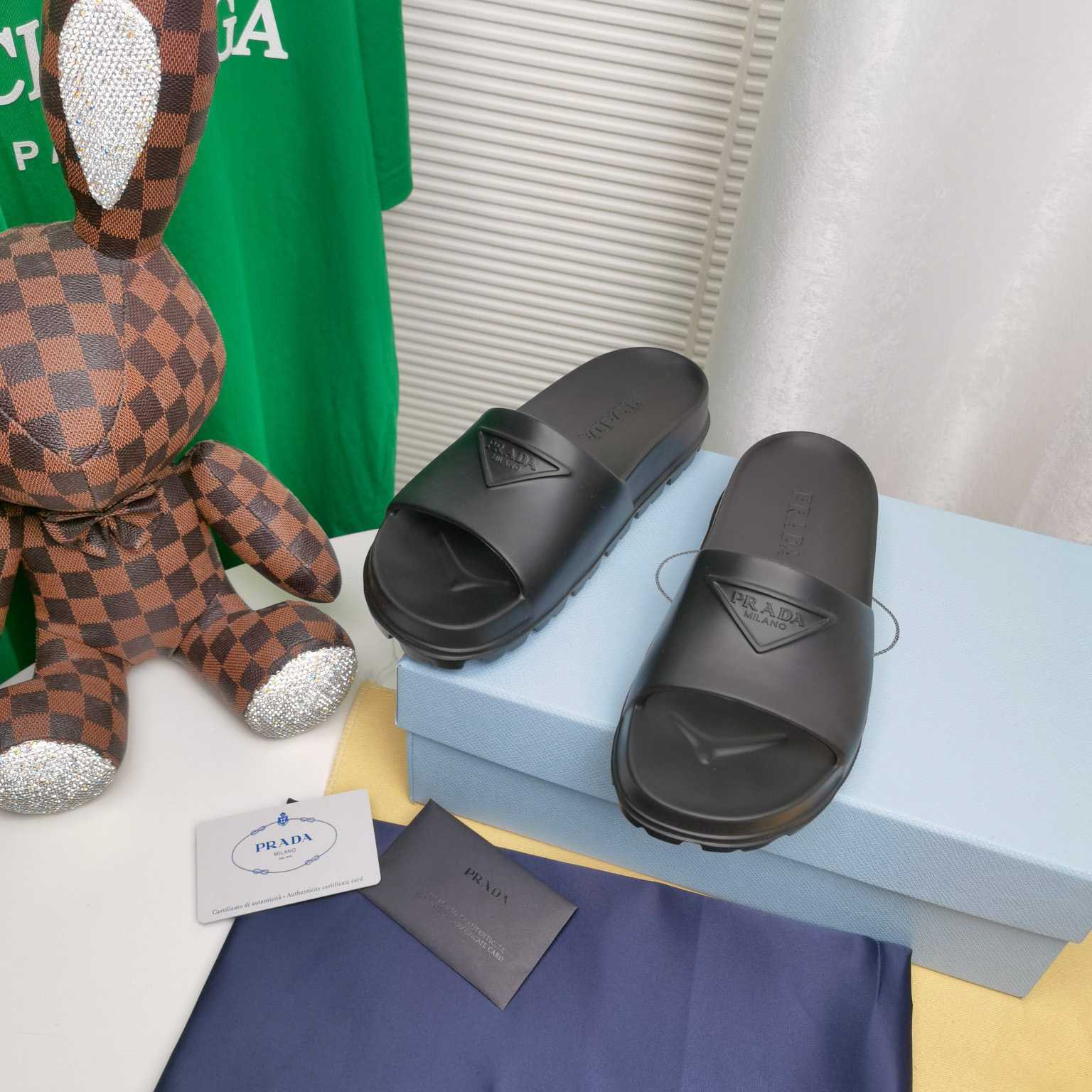Prada Rubber Slides - DopestKickz