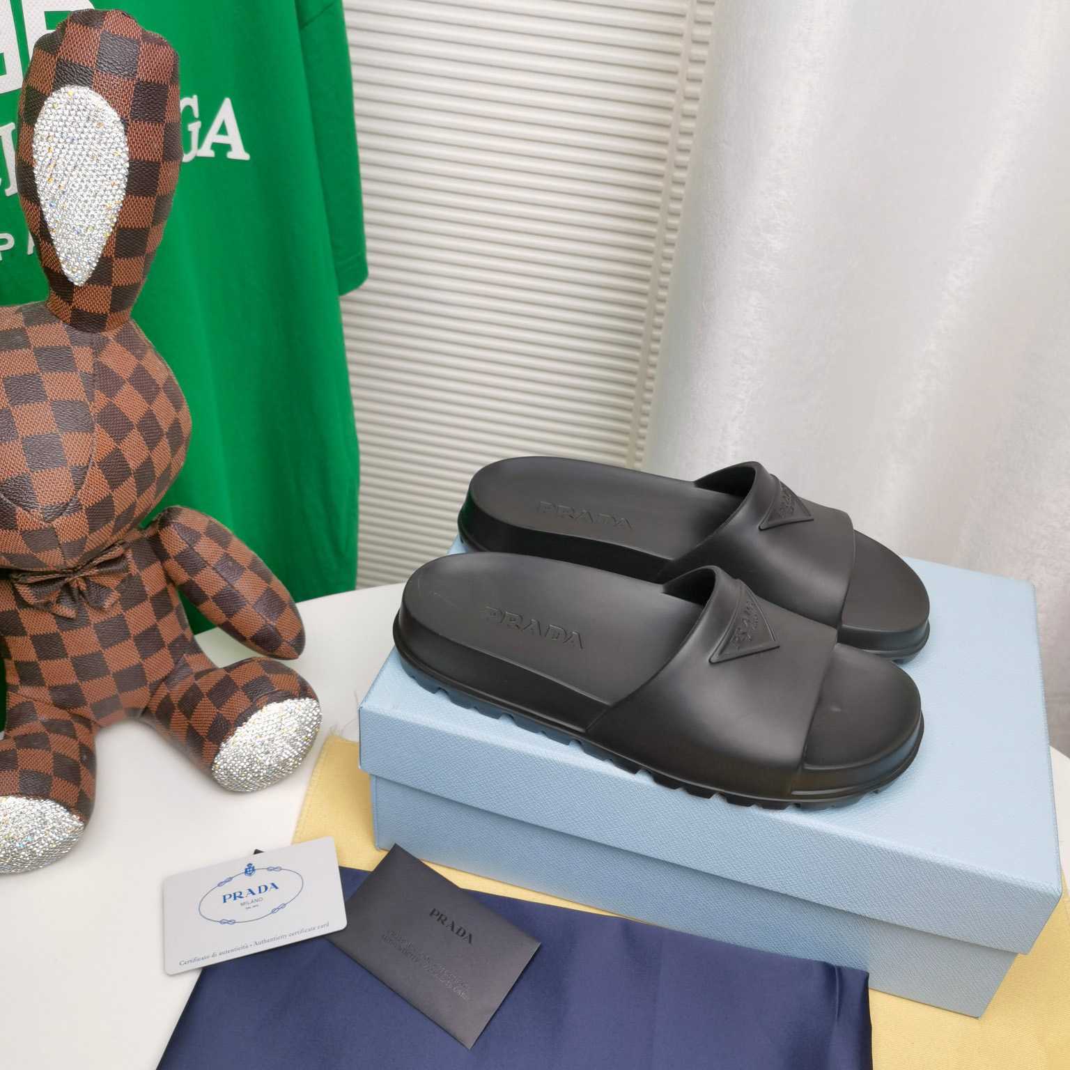 Prada Rubber Slides - DopestKickz