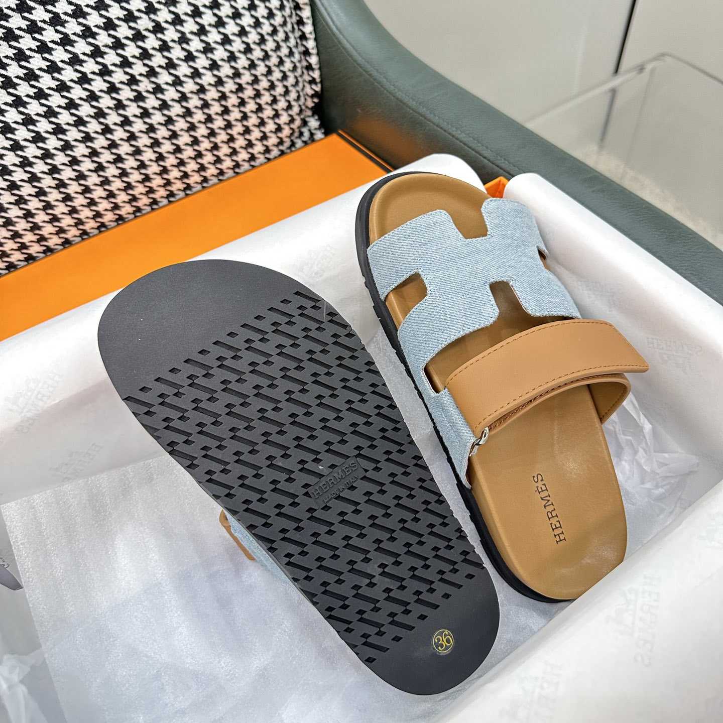 Hermes Women's Chypre Sandal  - DopestKickz