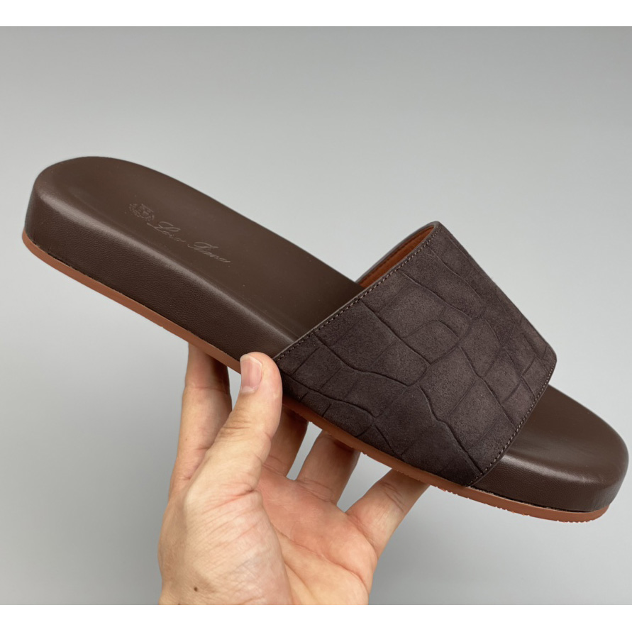 Loro Piana Slide Sandal  - DopestKickz