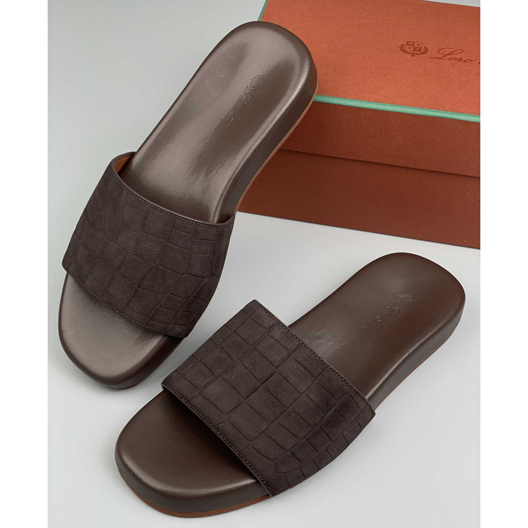 Loro Piana Slide Sandal  - DopestKickz