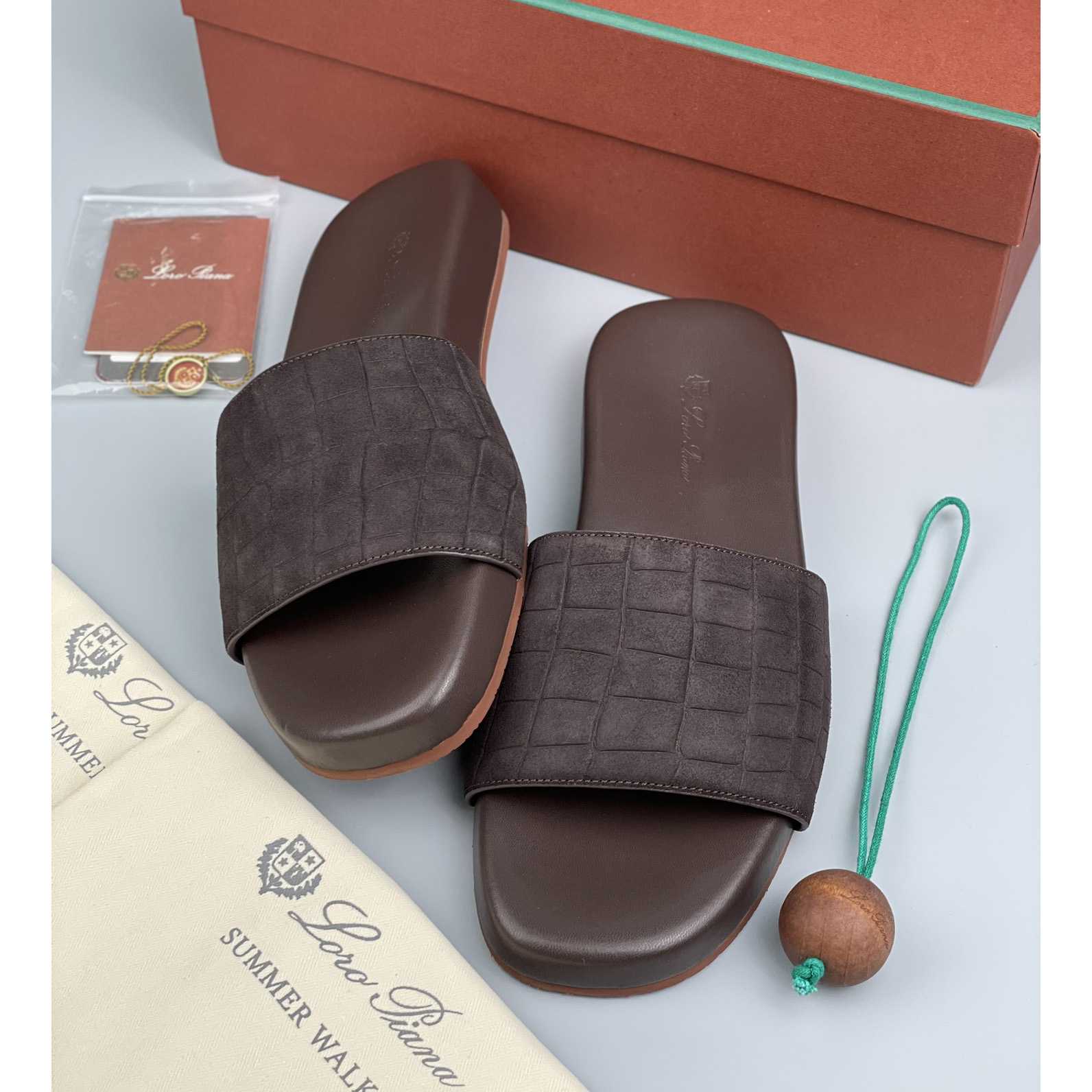 Loro Piana Slide Sandal  - DopestKickz