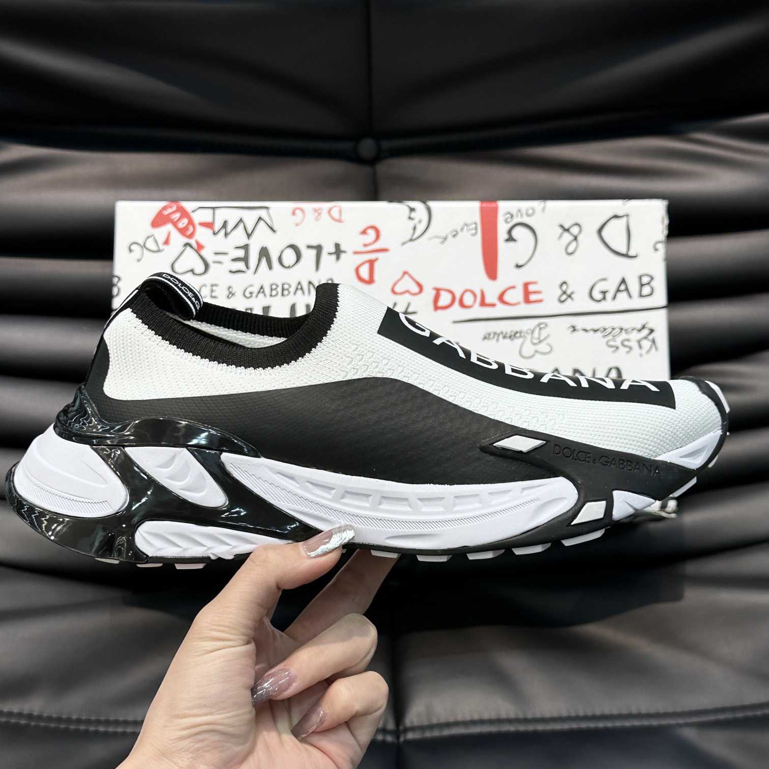 Dolce & Gabbana Stretch Mesh Fast Sneakers - DopestKickz