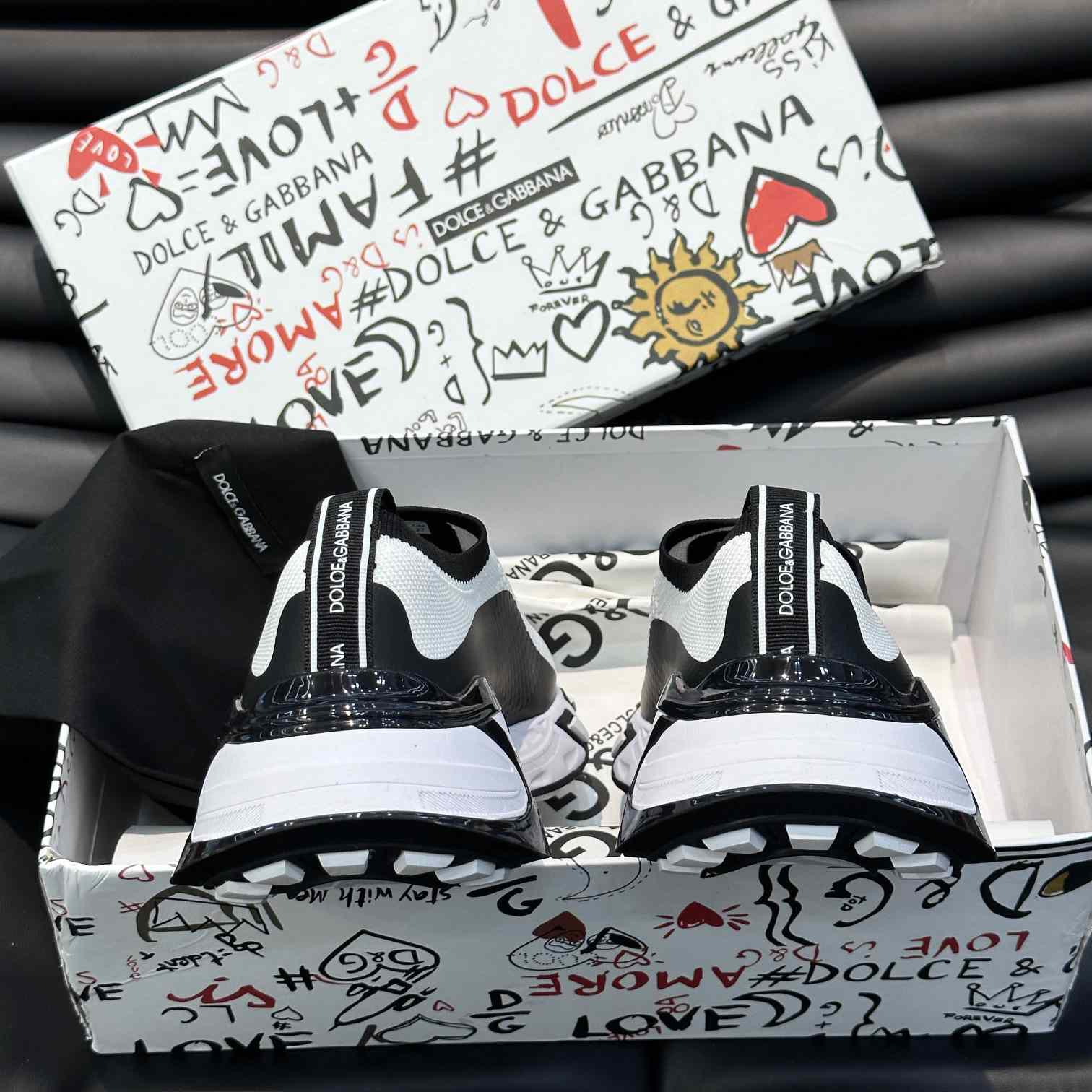 Dolce & Gabbana Stretch Mesh Fast Sneakers - DopestKickz