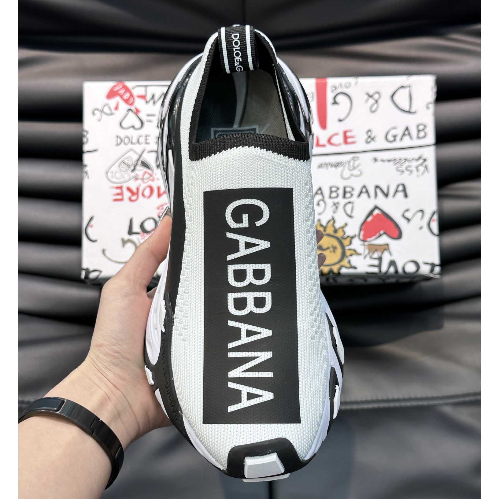 Dolce & Gabbana Stretch Mesh Fast Sneakers - DopestKickz