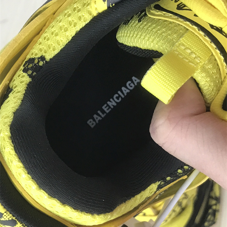 Balenciaga Track Graffiti Sneaker In Yellow - DopestKickz