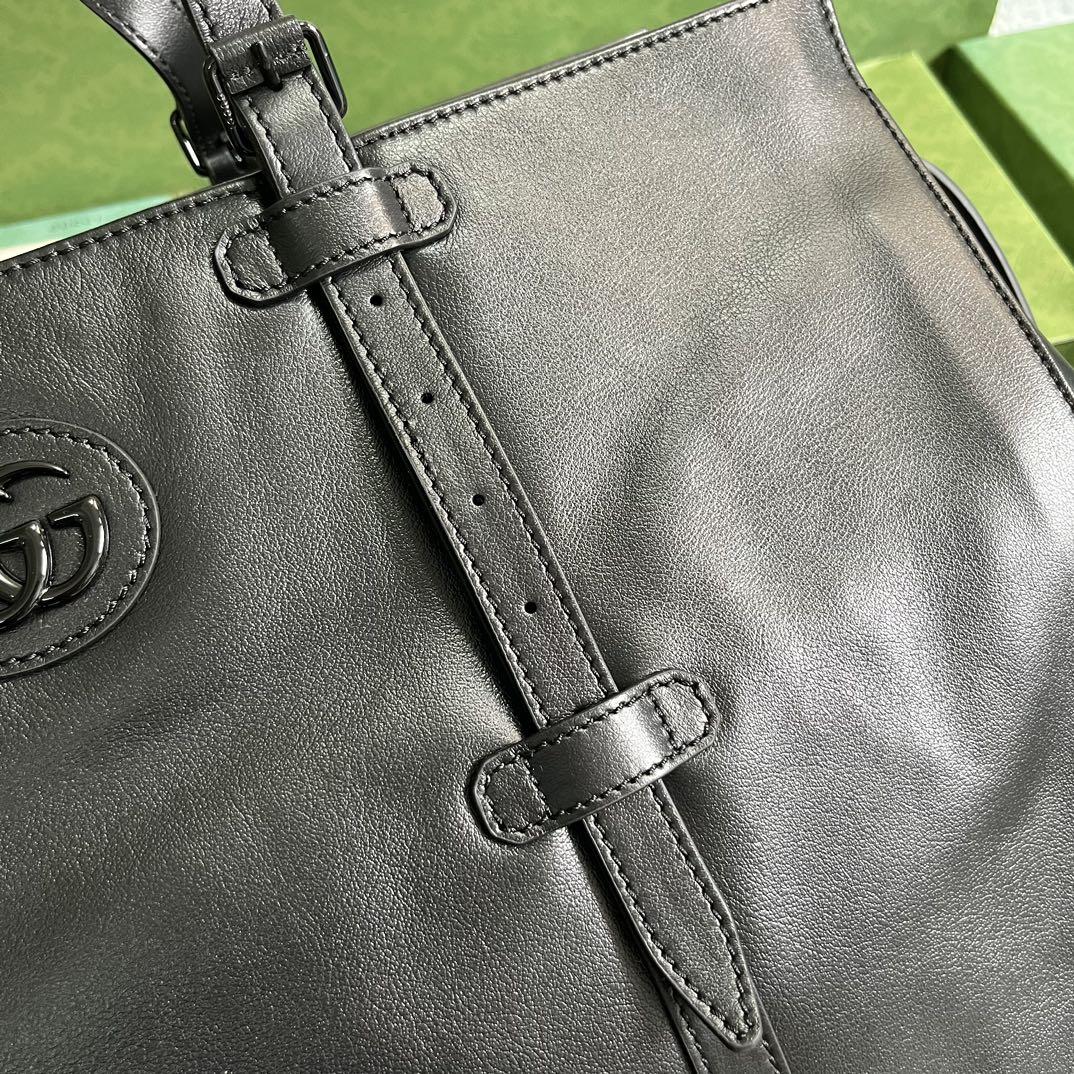 Gucci Large Tote Bag With Tonal Double G (47-36-24cm) - DopestKickz