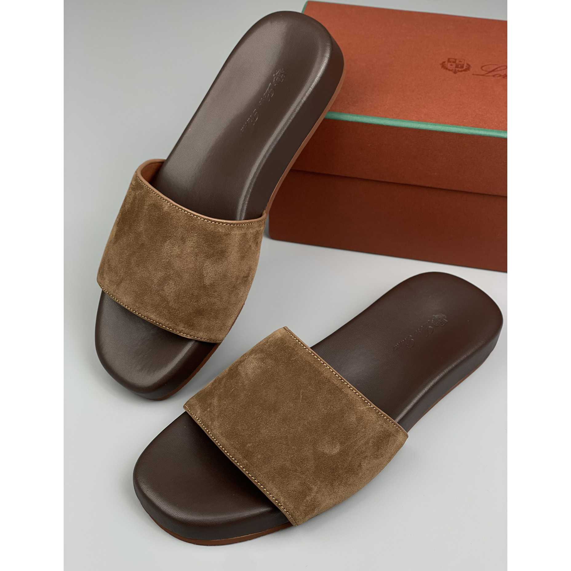 Loro Piana Slide Sandal  - DopestKickz