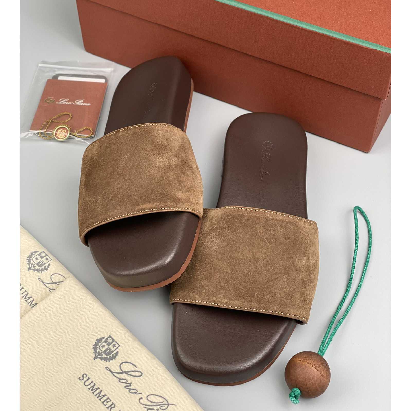 Loro Piana Slide Sandal  - DopestKickz