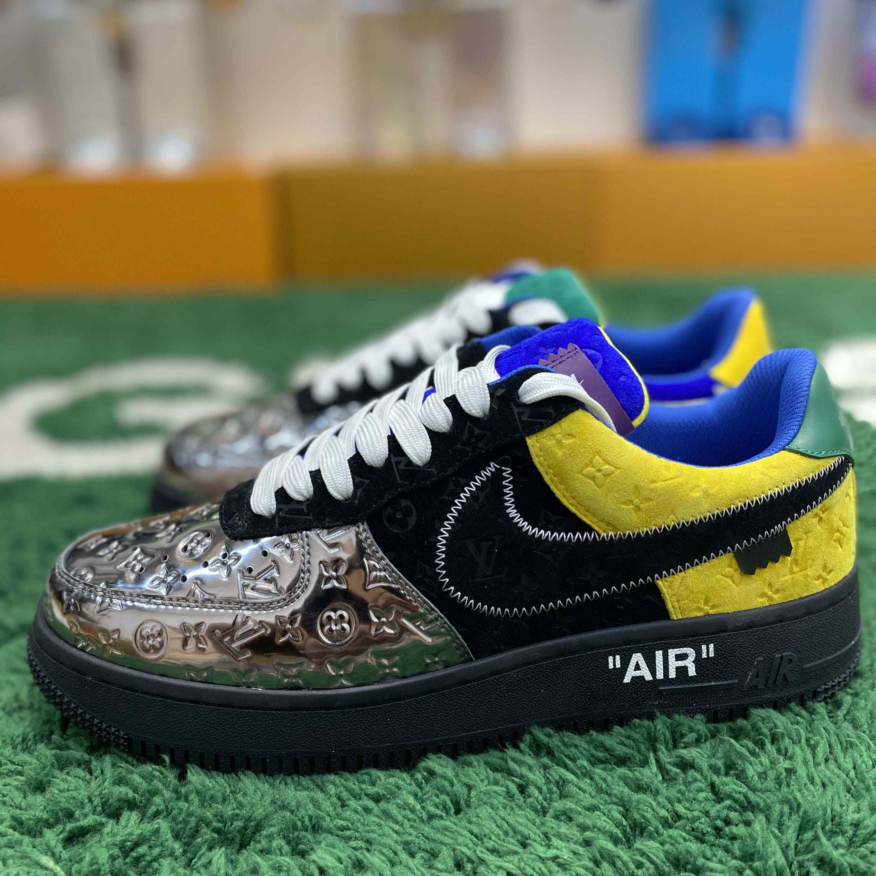 Off-White x Louis Vuitton X Nike Air Force 1 Sneaker - DopestKickz