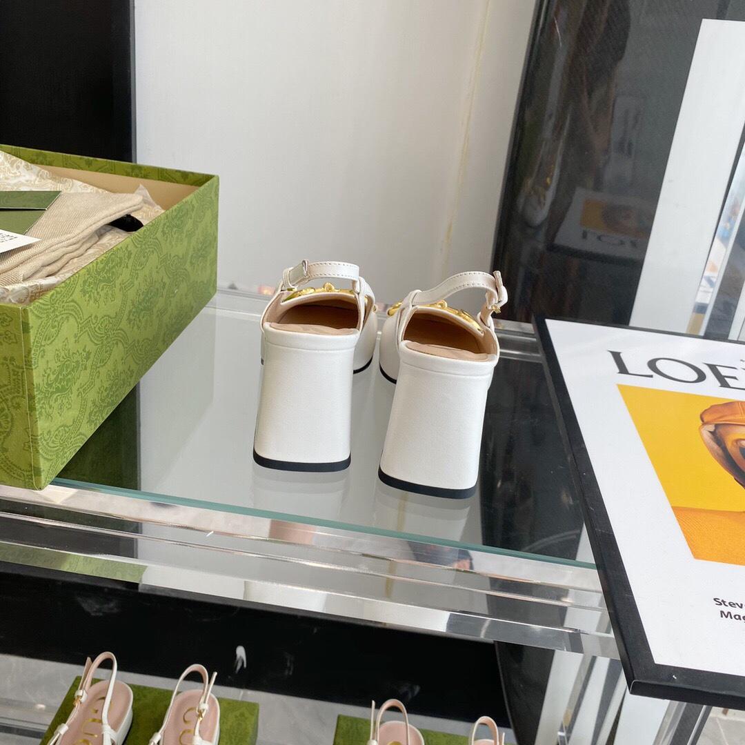 Gucci Women's Mid-heel Slingback With Horsebit - DopestKickz