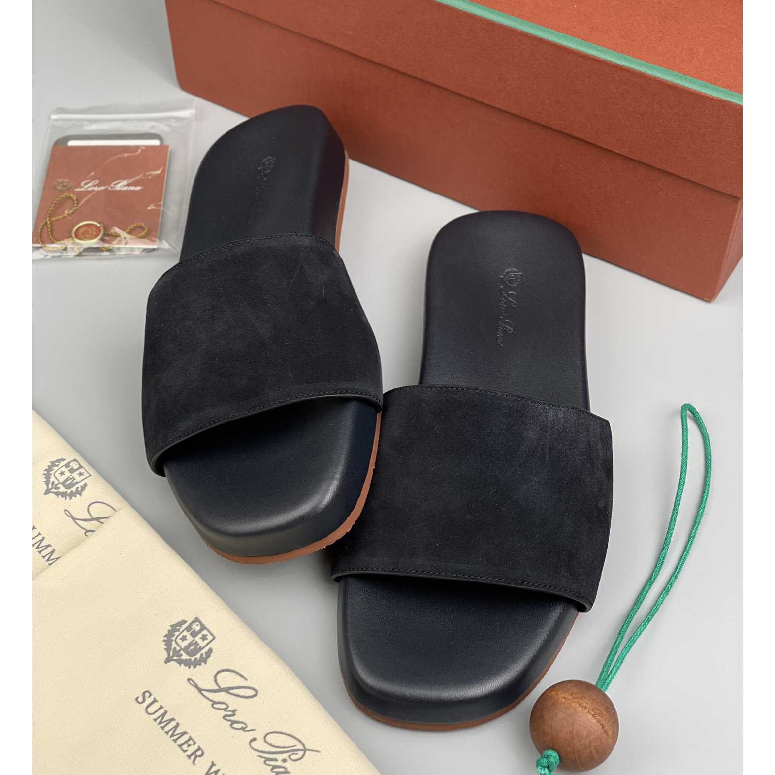 Loro Piana Slide Sandal  - DopestKickz