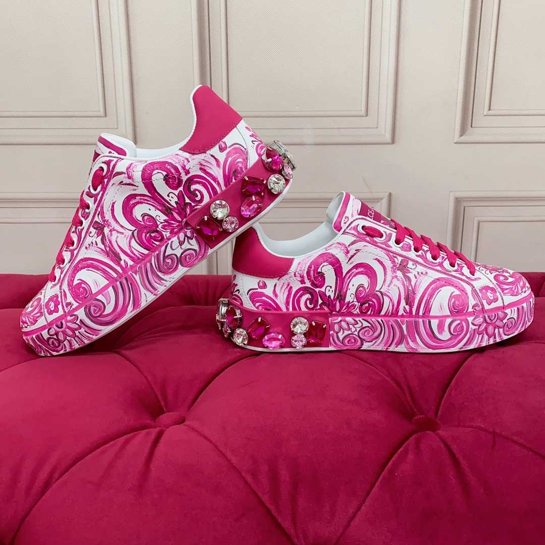 Dolce & Gabbana Calfskin Portofino Sneakers - DopestKickz